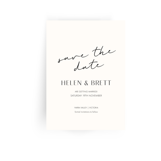 'Helen' Save the Date Invitation
