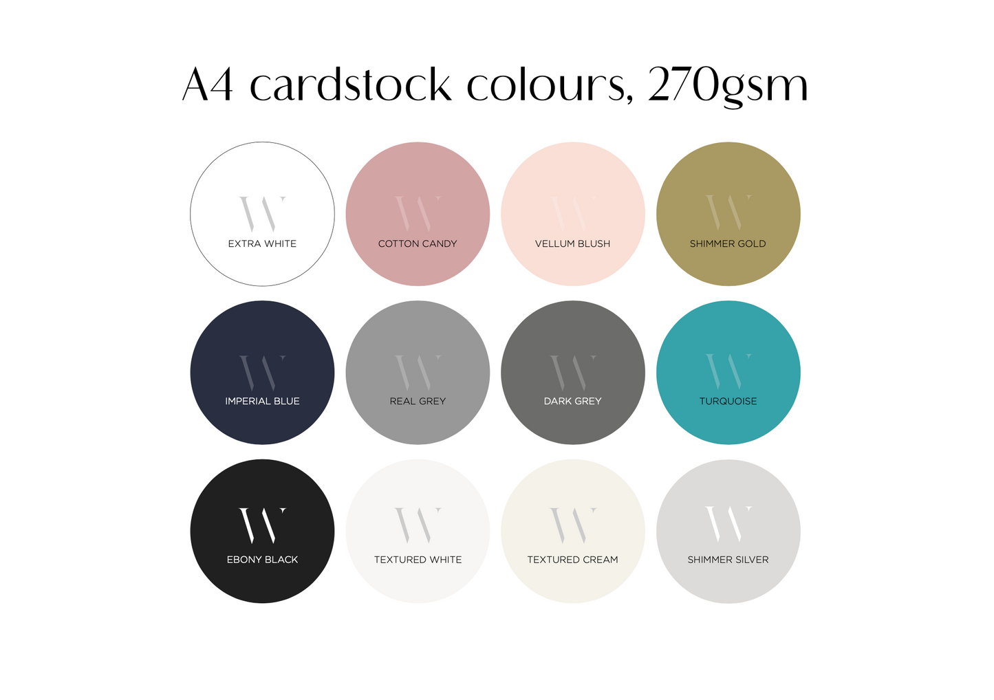 A4 Coloured Card for DIY 50pk