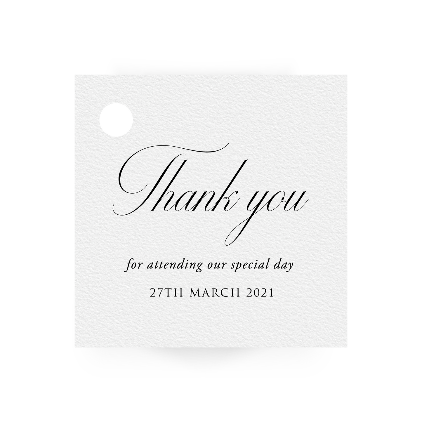 Thank you Tag - FULLY CUSTOMISABLE