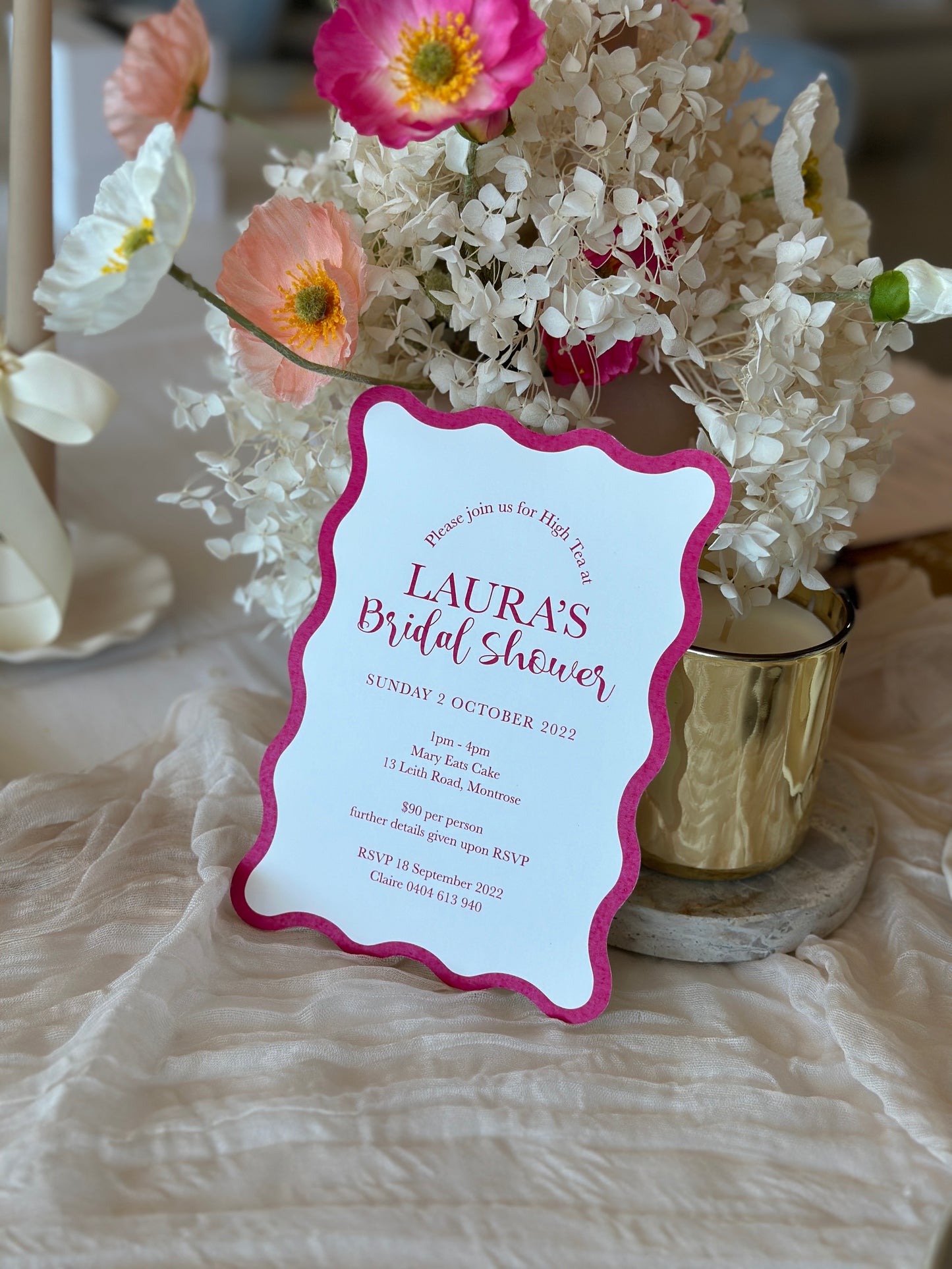 'Laura' Bridal Shower Invitation