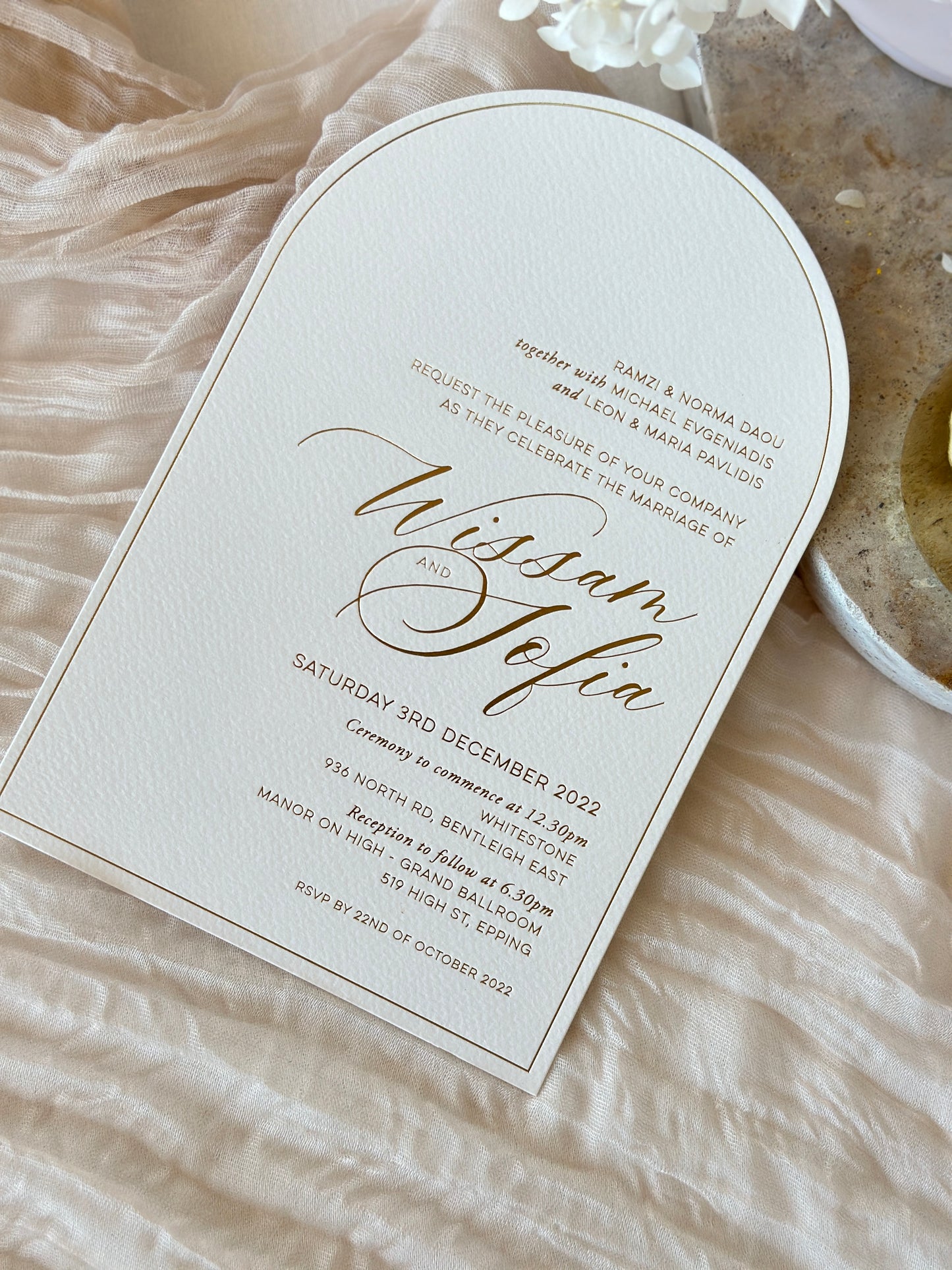 'Sofia' Wedding Invitations