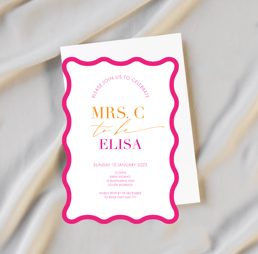 'Elisa' Bridal Shower Invitation