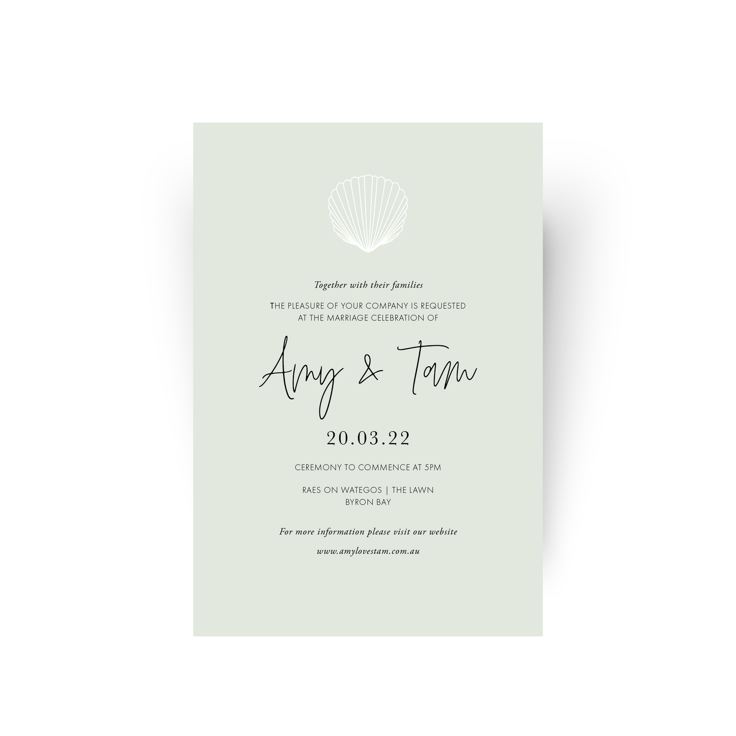 'Amy' Equality Wedding Invitation