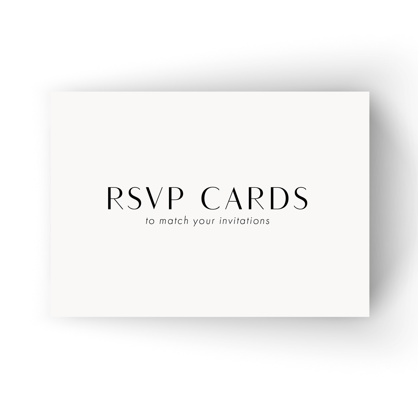 RSVP CARDS to match your invitations