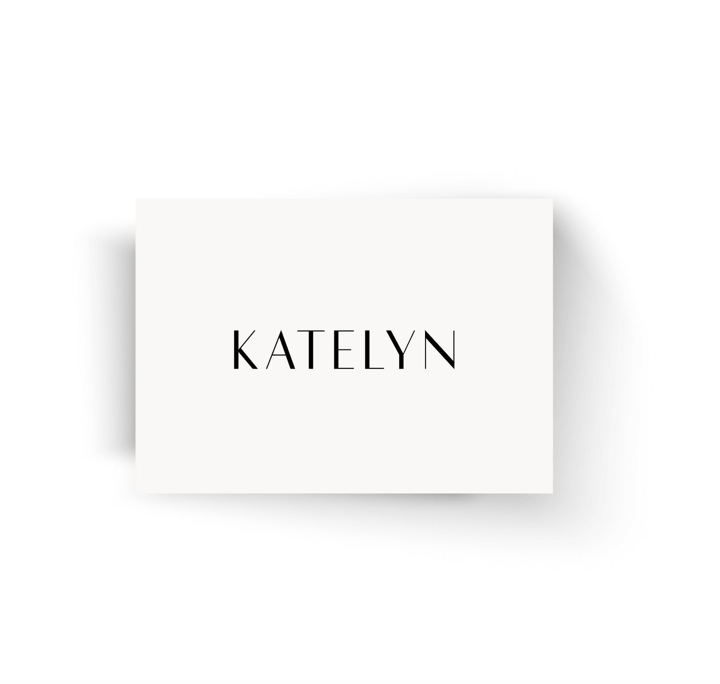 Name Cards - Personalised Place Cards