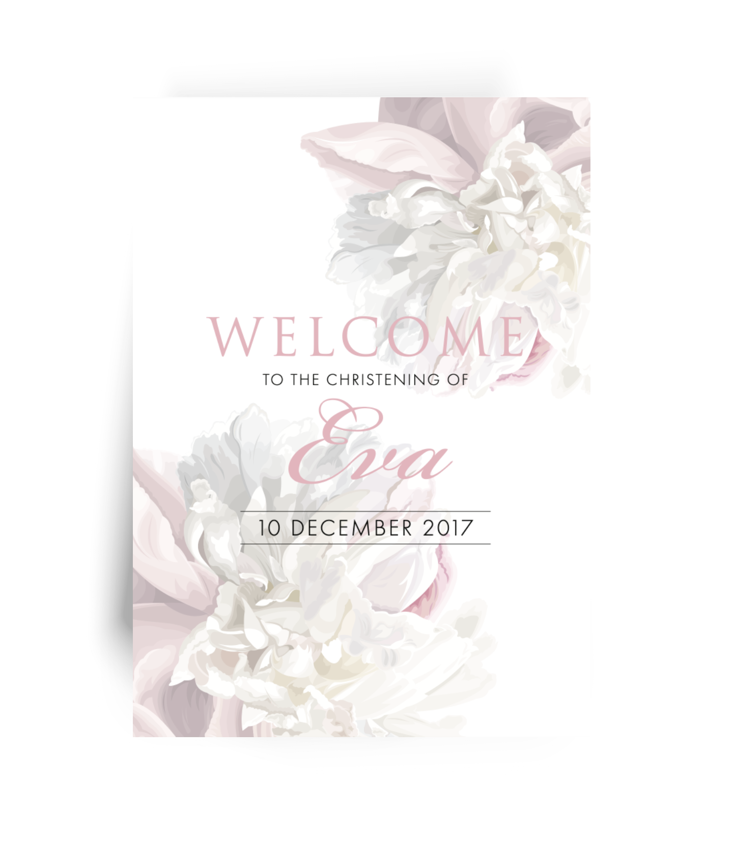 'Eva' Welcome Board