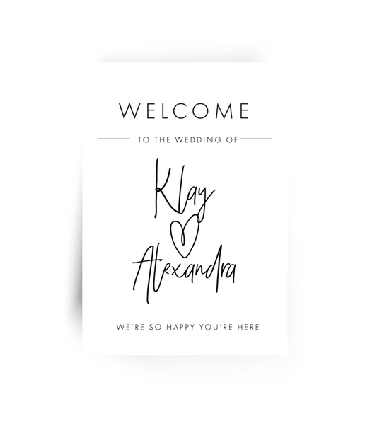 'Klay' Welcome Board