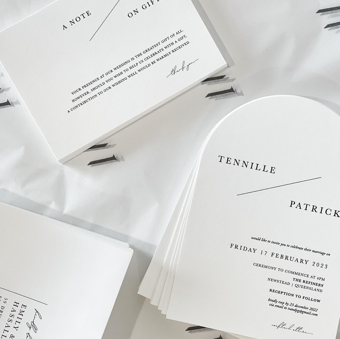 Tenille - Minimal Wedding Invitation