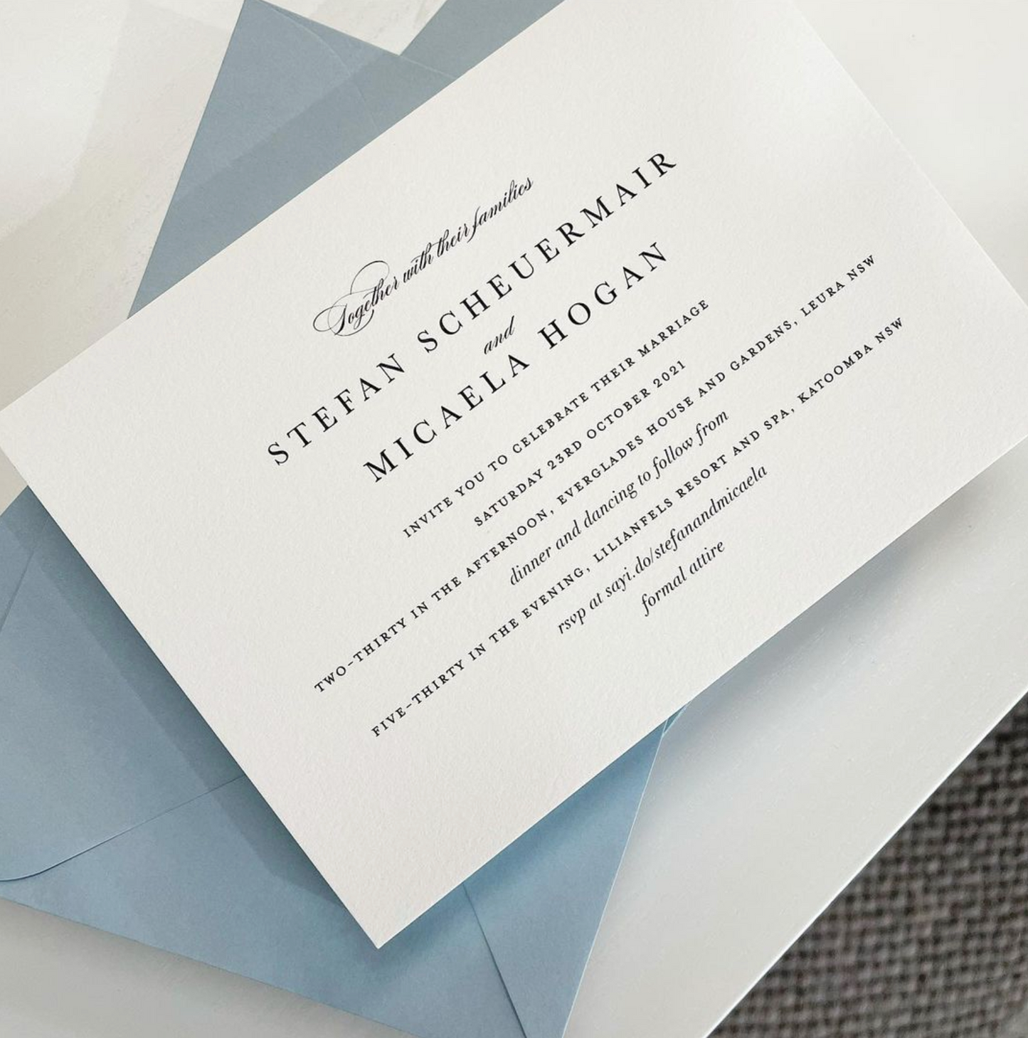 Micaela - Printed Wedding Invitation