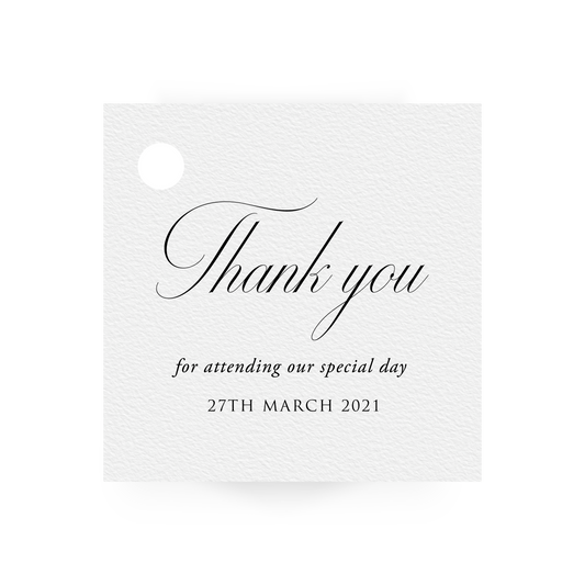Thank you Tag - FULLY CUSTOMISABLE