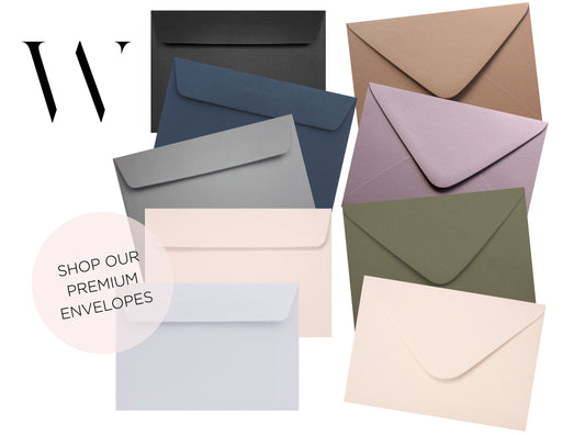 Premium Envelopes - Minimum Order 50